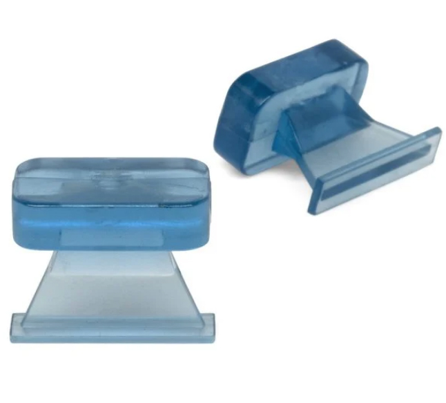 2 Ventose Rettangolari Collo Largo