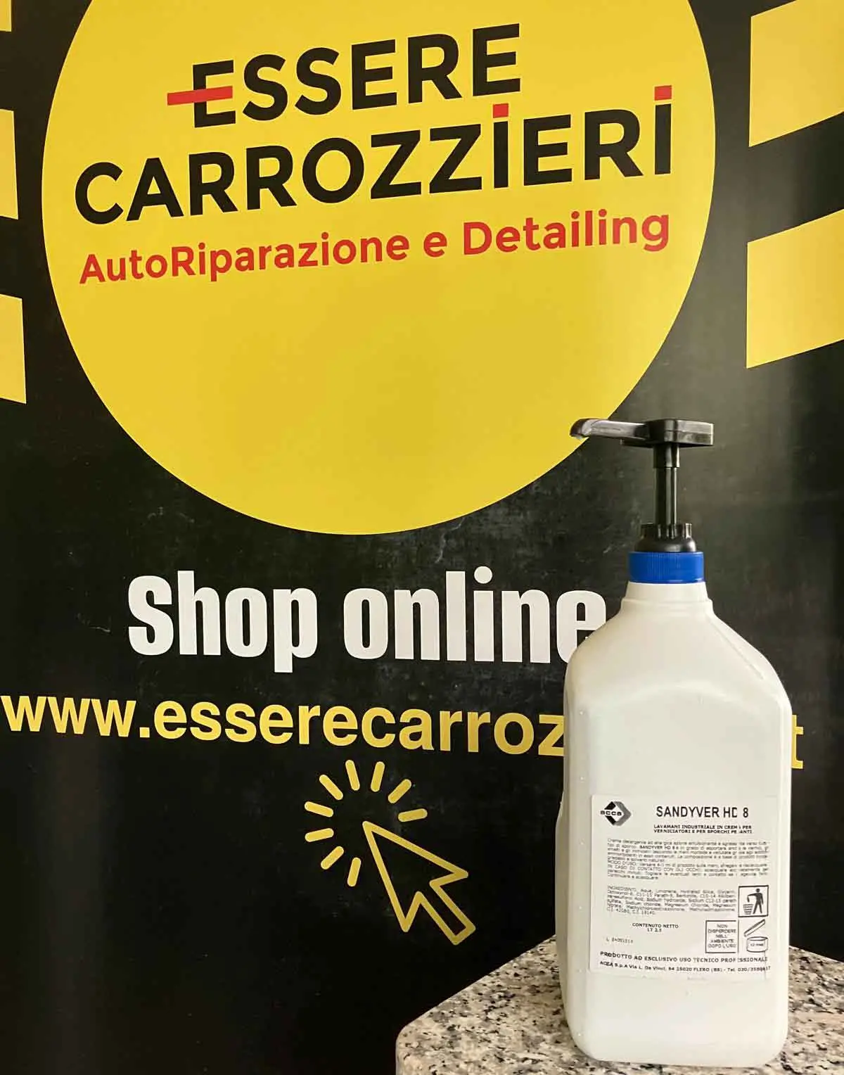 detergente lavamani neutro per verniciatiri e officine