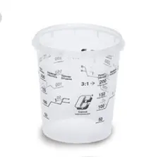 CORCOS Tazza Graduata in Plastica 200 ml