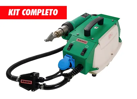 Saldatrice Leister PenWeld per plastica auto con generatore aria integrato