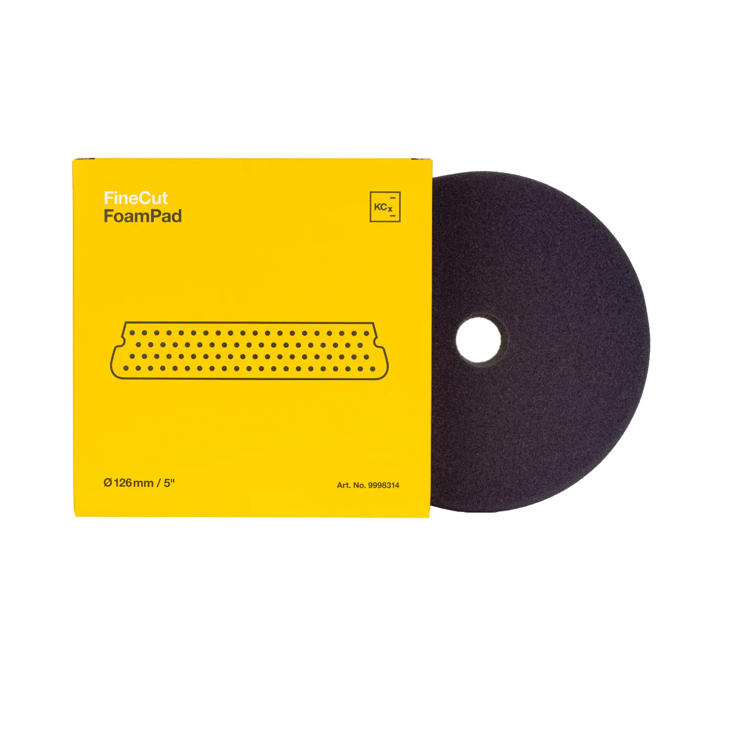 koch-chemie-tampone-fine-cut-o-125-mm-giallo-per-difetti-medi