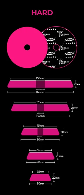 ZVIZZER Nuovo Thermo Pad Rosso