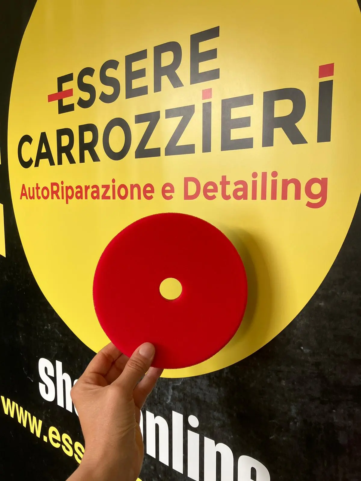 ESSERE CARROZZIERI - IL FORTE Tampone in Schiuma Taglio Pesante ø150