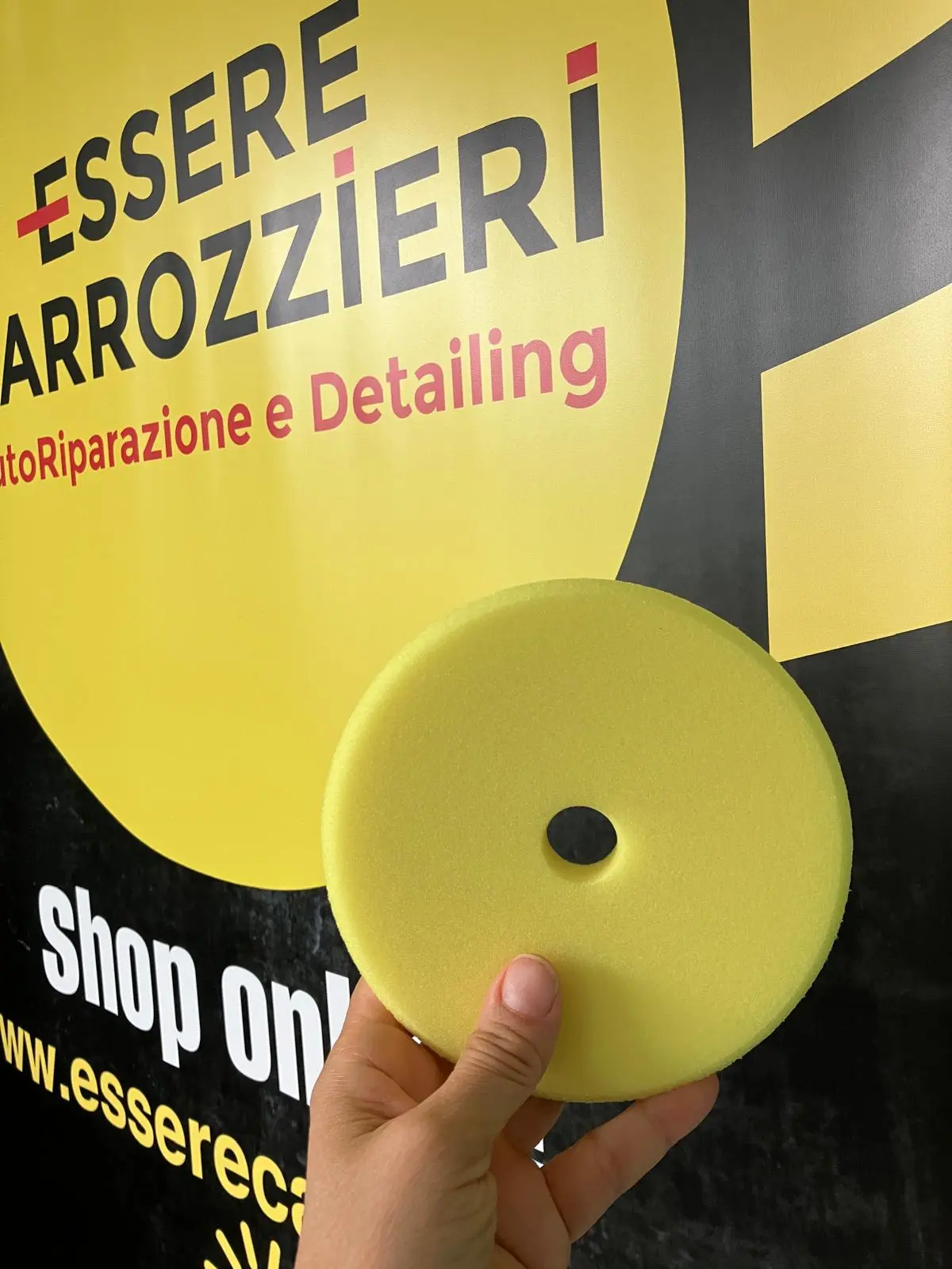 ESSERE CARROZZIERI – IL MEDIO Tampone in Schiuma Taglio Medio ø125