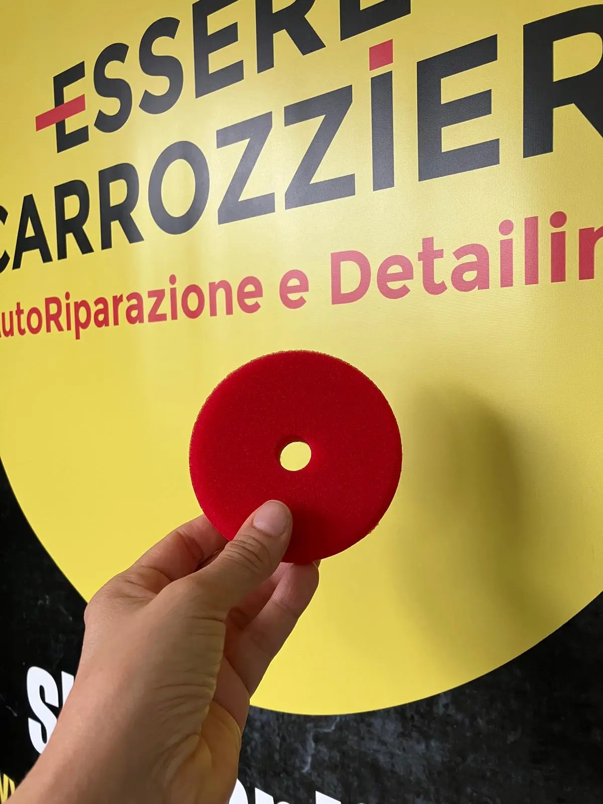 ESSERE CARROZZIERI - IL FORTE Tampone in Schiuma Taglio Pesante ø80