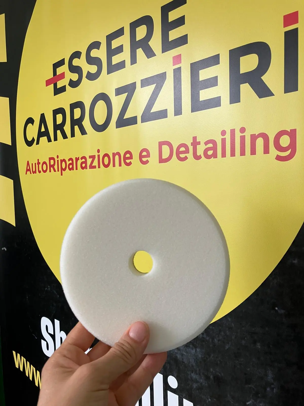 ESSERE CARROZZIERI – IL LEGGERO Tampone in Schiuma Taglio Leggero ø125 mm