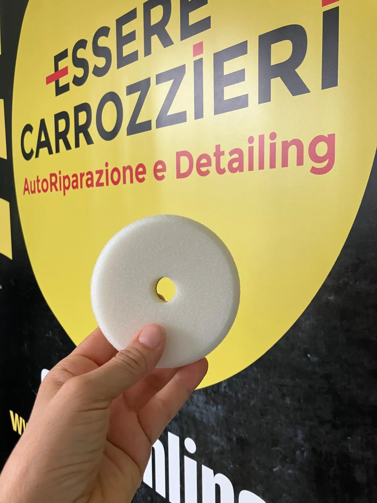 ESSERE CARROZZIERI – IL LEGGERO Tampone in Schiuma Taglio Leggero ø80 mm