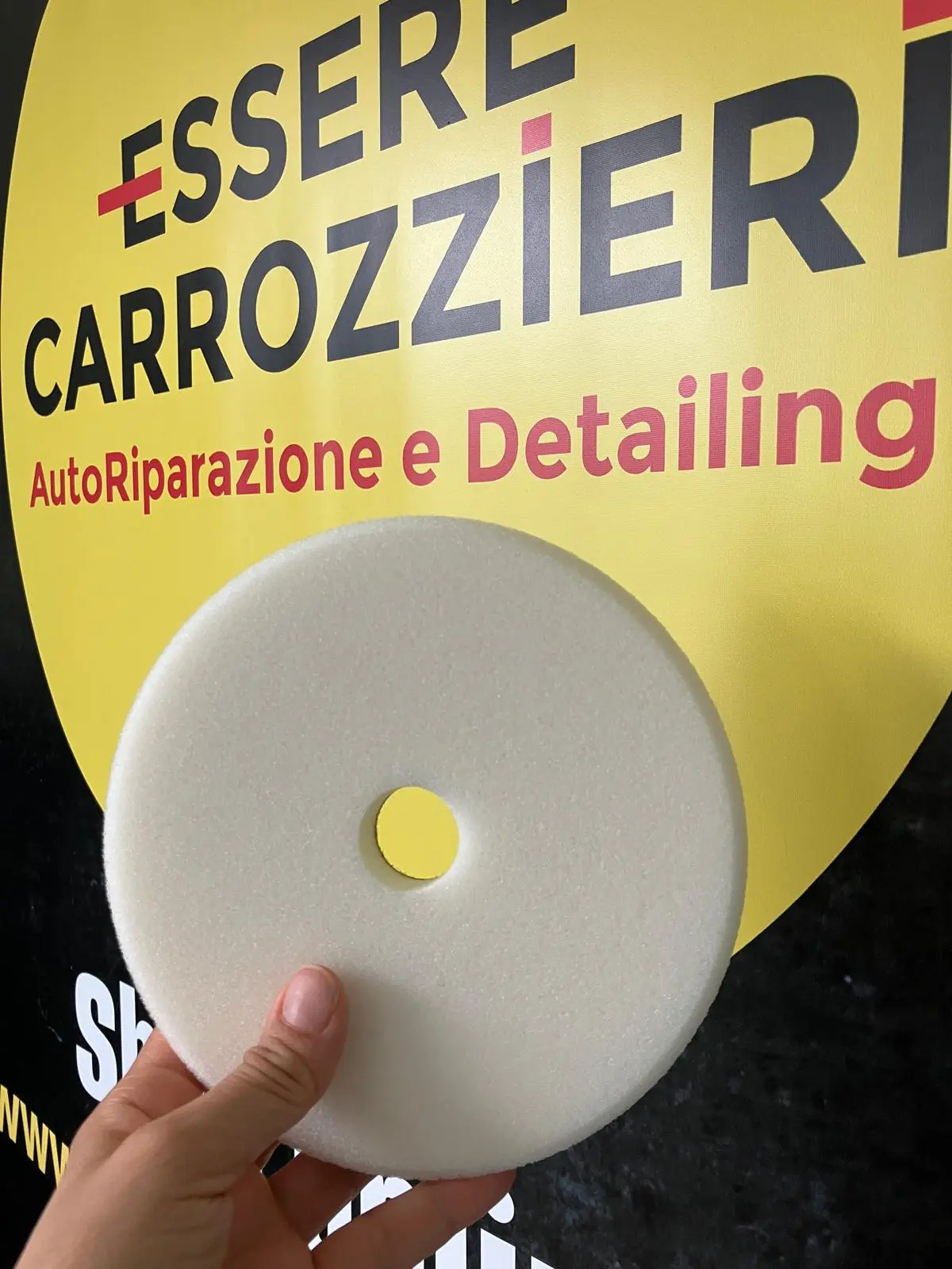 ESSERE CARROZZIERI – IL LEGGERO Tampone in Schiuma Taglio Leggero ø150 mm
