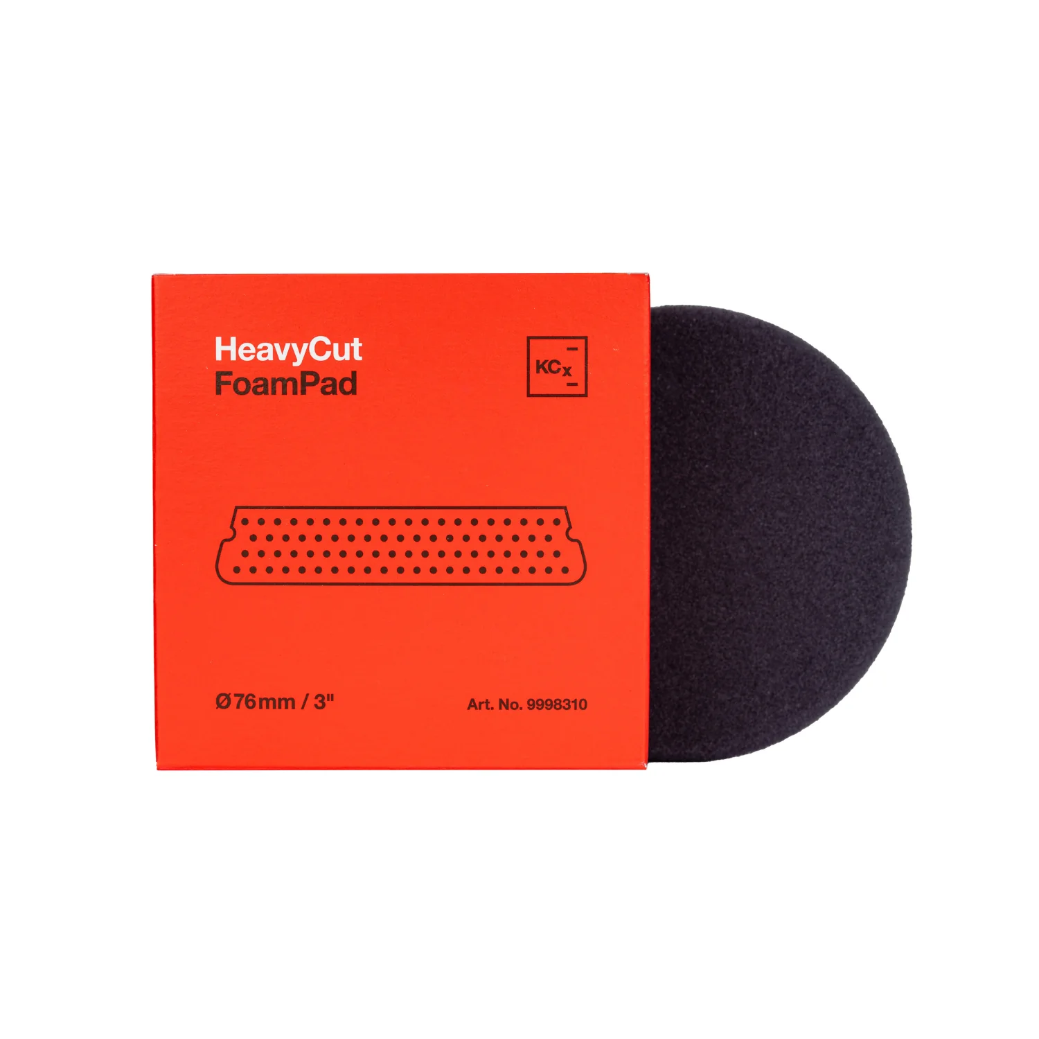 koch-chemie-tampone-heavy-cut-o-76-mm-rosso-per-difetti-gravi