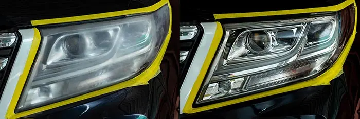 Comparazione tra lucidatura e verniciatura fari auto opacizzati: differenze, vantaggi e durata dei due trattamenti