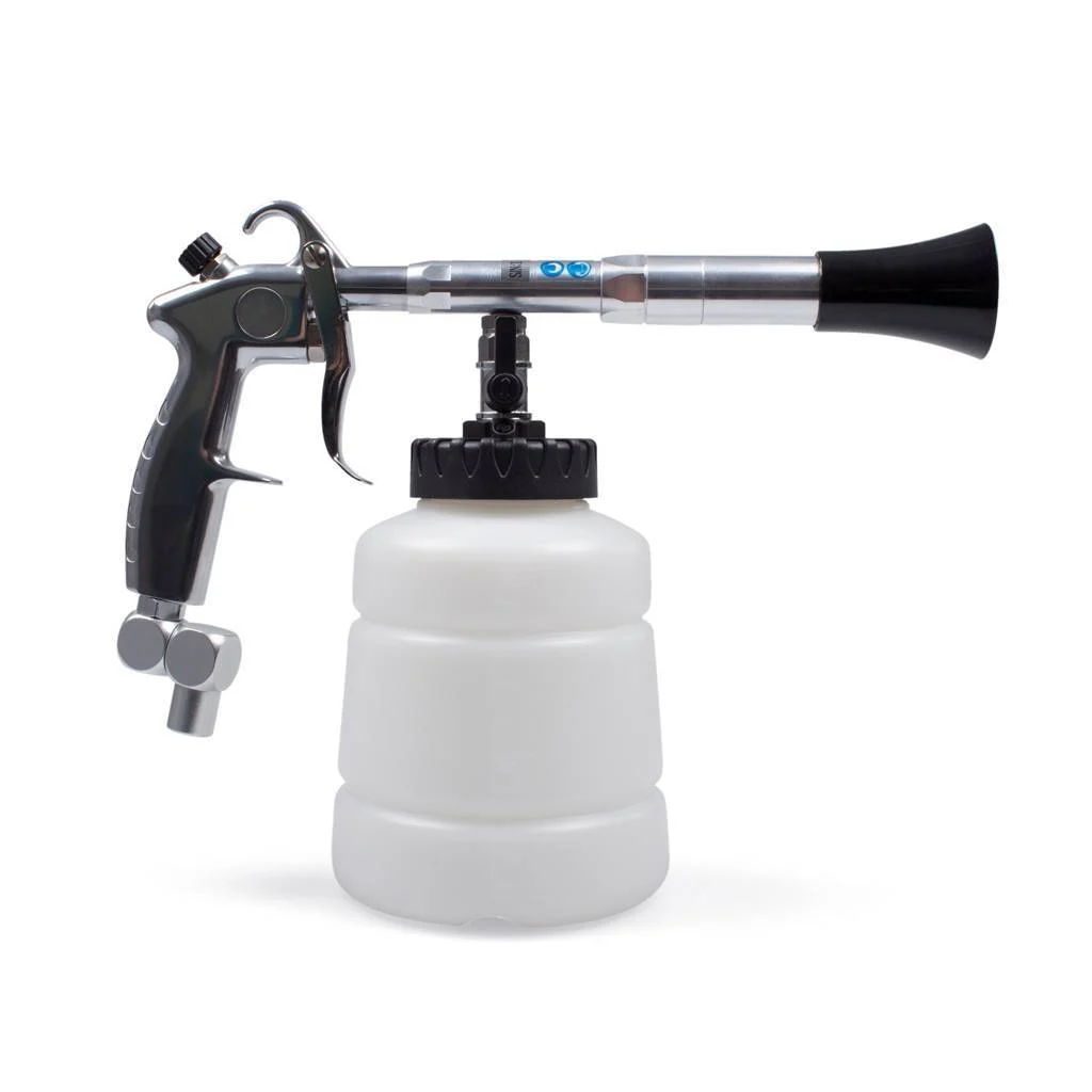 Pistola ad Aria effetto Tornado BRUSH BLACK BOOSTER: Intramontabile per la pulizia tappezzerie, sedili e tappetini