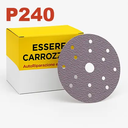dischi di carta abrasiva per carrozzeria grana 240