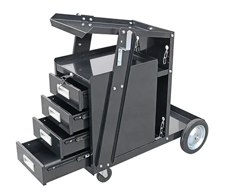 CARRELLINO PER SALDATRICE CON CASSETTIERA