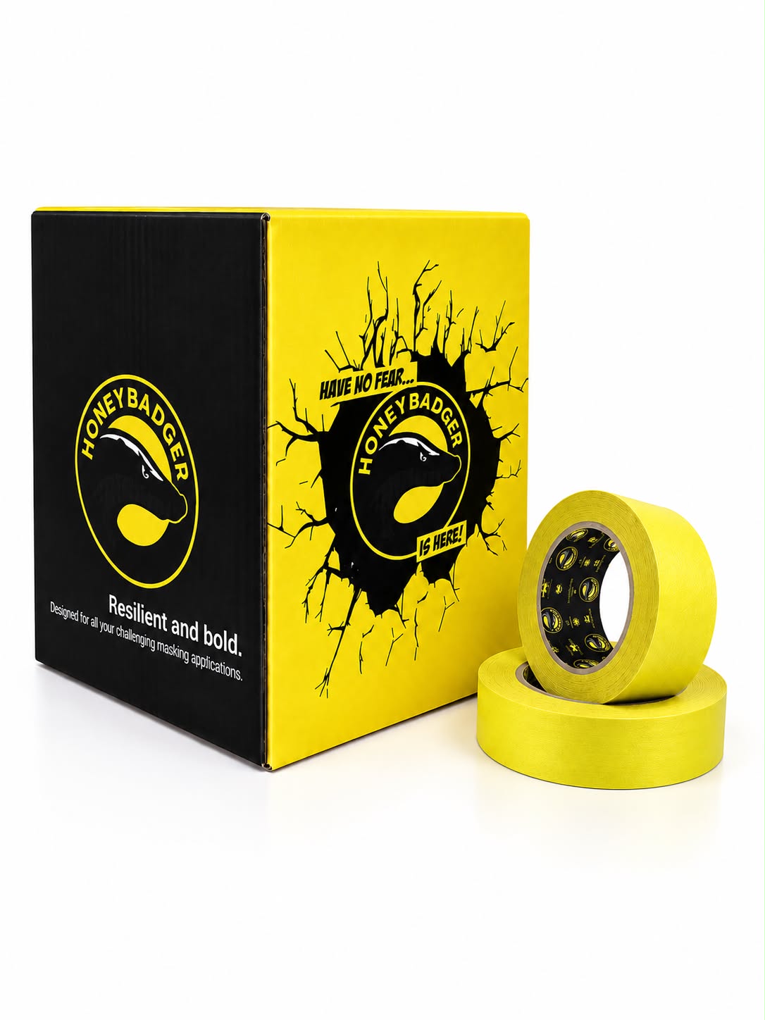 nastro giallo per mascherare auto tipo Q1