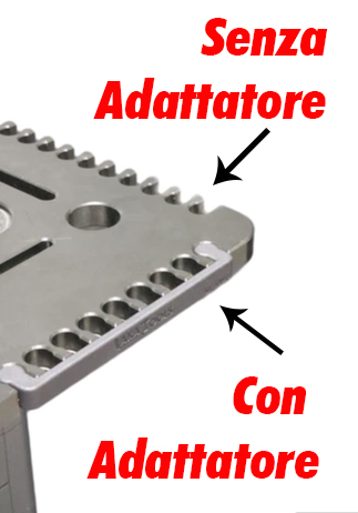 Con e senza adattatore