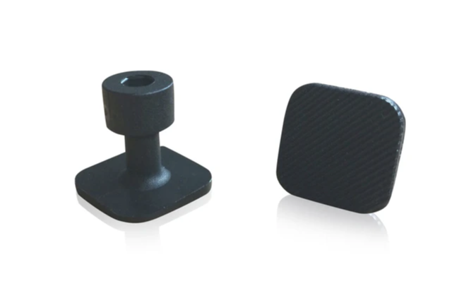 LAKA TOOLS Ventosa Nera Quadrata 21x21 mm