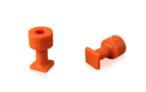 LAKA TOOLS Ventosa Arancione 10 x 10 mm collo largo