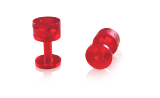 LAKA TOOLS Ventosa Rossa Traslucida ø12 mm